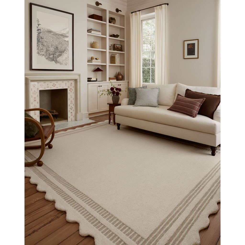 Scottie Ivory / Grey Rug | Chris Loves Julia x Loloi - Light House Co.