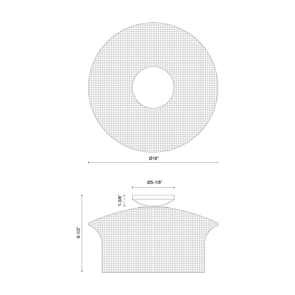 Kai Semi-Flush Mount - Light House Co.