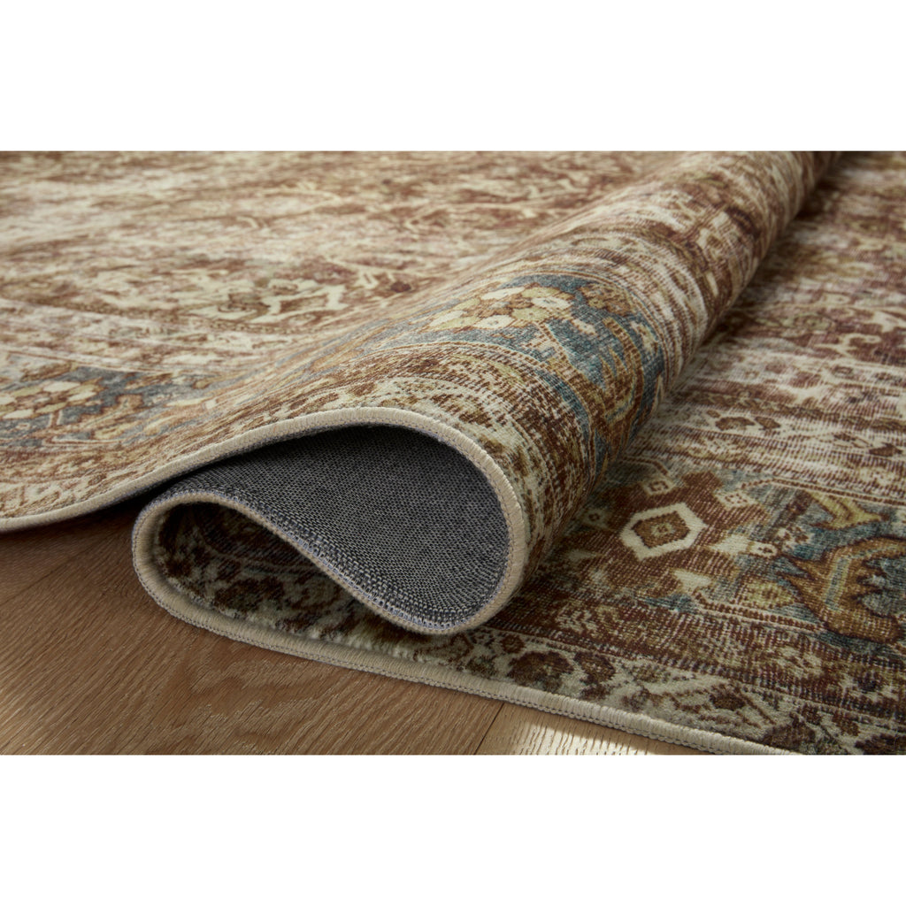 Sinclair Rust / Lagoon  Rug | Magnolia Home by Joanna Gaines x Loloi - Light House Co.