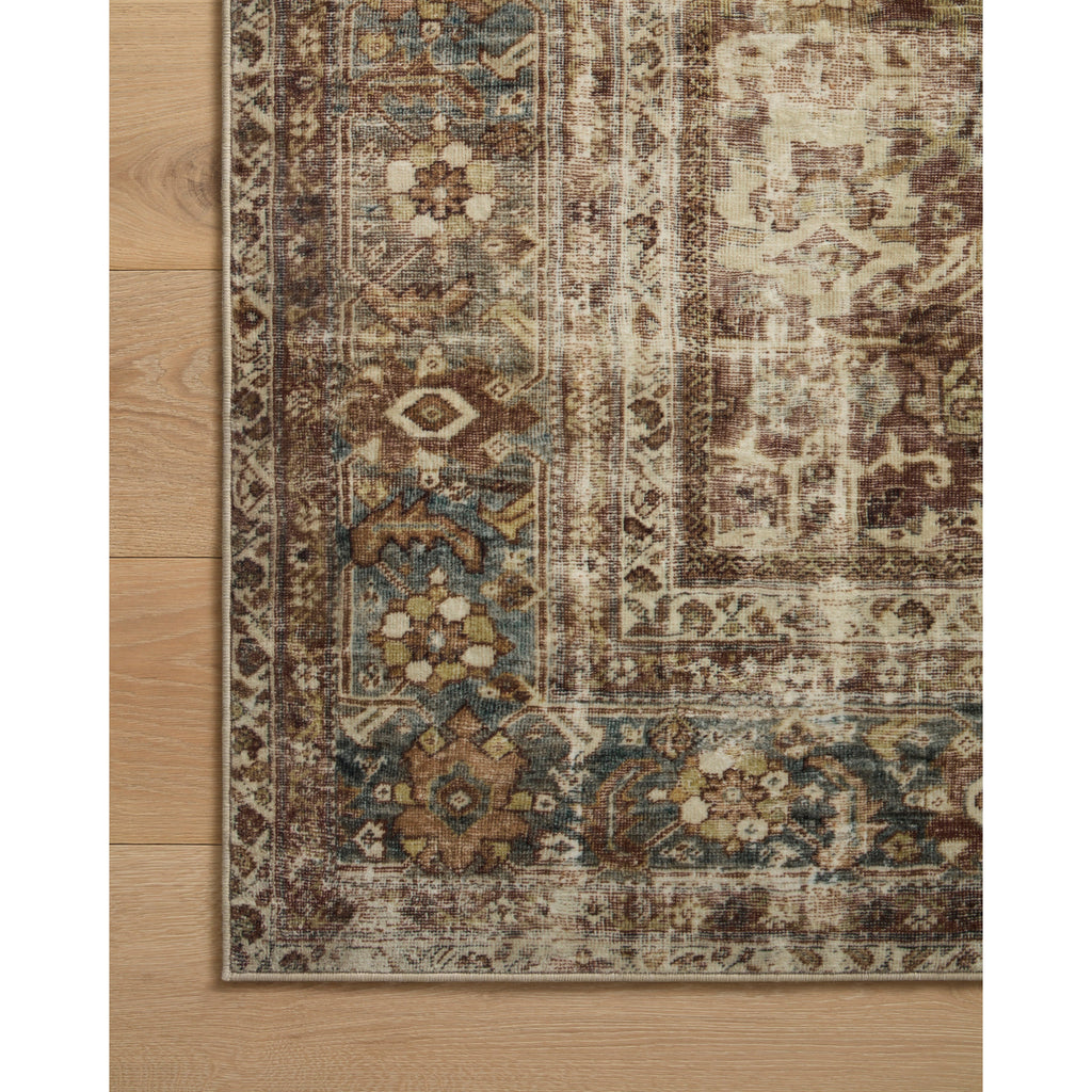 Sinclair Rust / Lagoon  Rug | Magnolia Home by Joanna Gaines x Loloi - Light House Co.