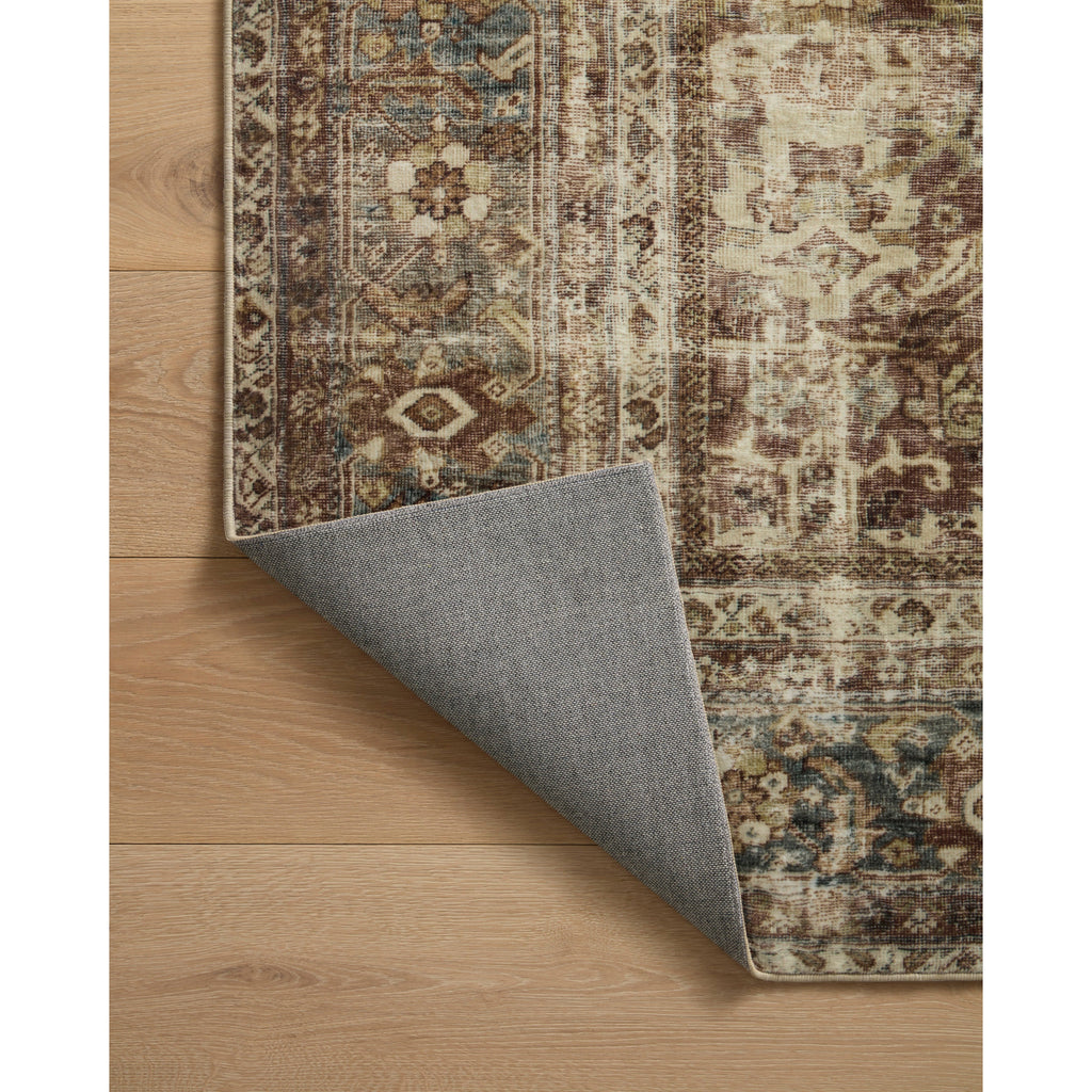 Sinclair Rust / Lagoon  Rug | Magnolia Home by Joanna Gaines x Loloi - Light House Co.