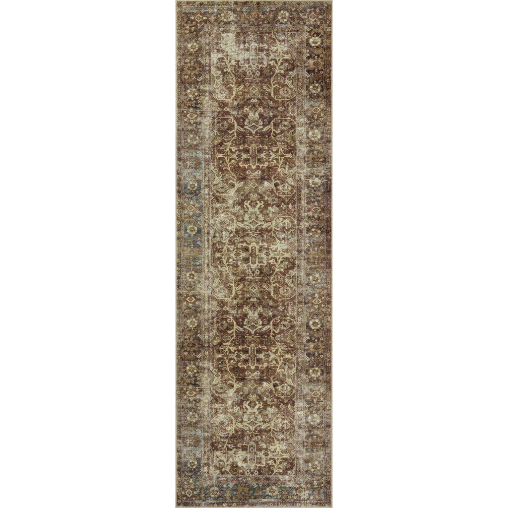 Sinclair Rust / Lagoon  Rug | Magnolia Home by Joanna Gaines x Loloi - Light House Co.