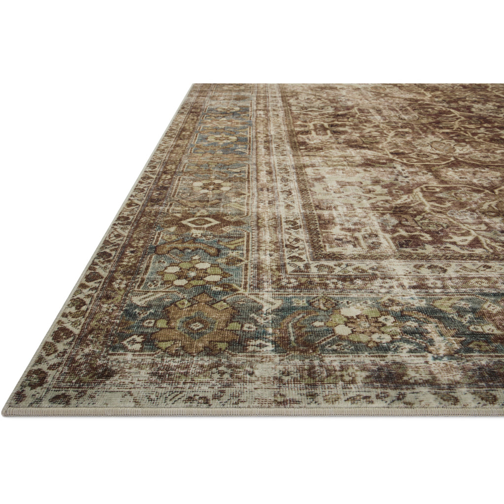 Sinclair Rust / Lagoon  Rug | Magnolia Home by Joanna Gaines x Loloi - Light House Co.