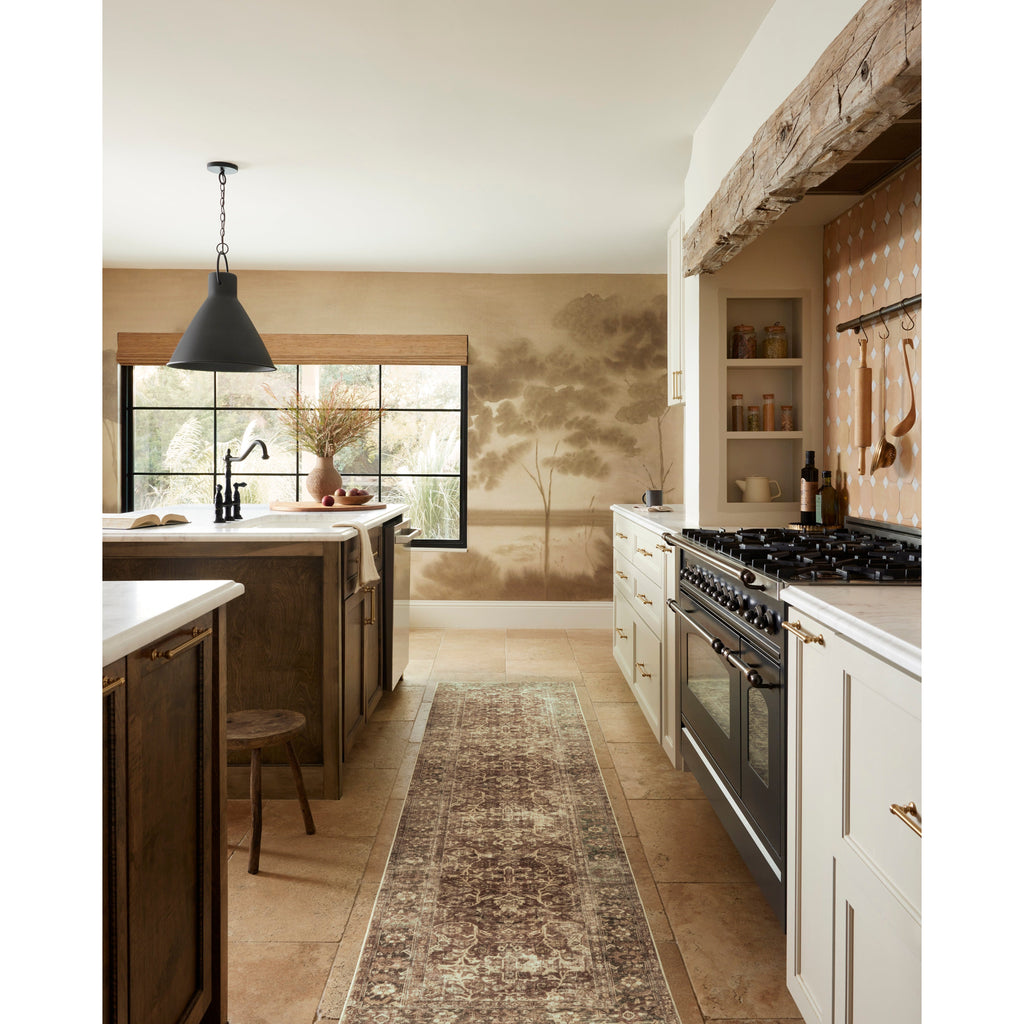 Sinclair Rust / Lagoon  Rug | Magnolia Home by Joanna Gaines x Loloi - Light House Co.