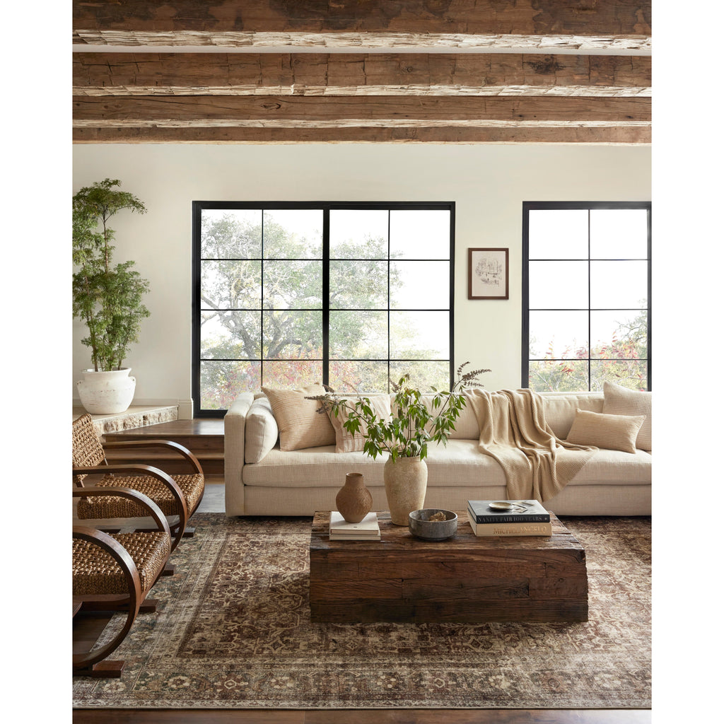Sinclair Rust / Lagoon  Rug | Magnolia Home by Joanna Gaines x Loloi - Light House Co.