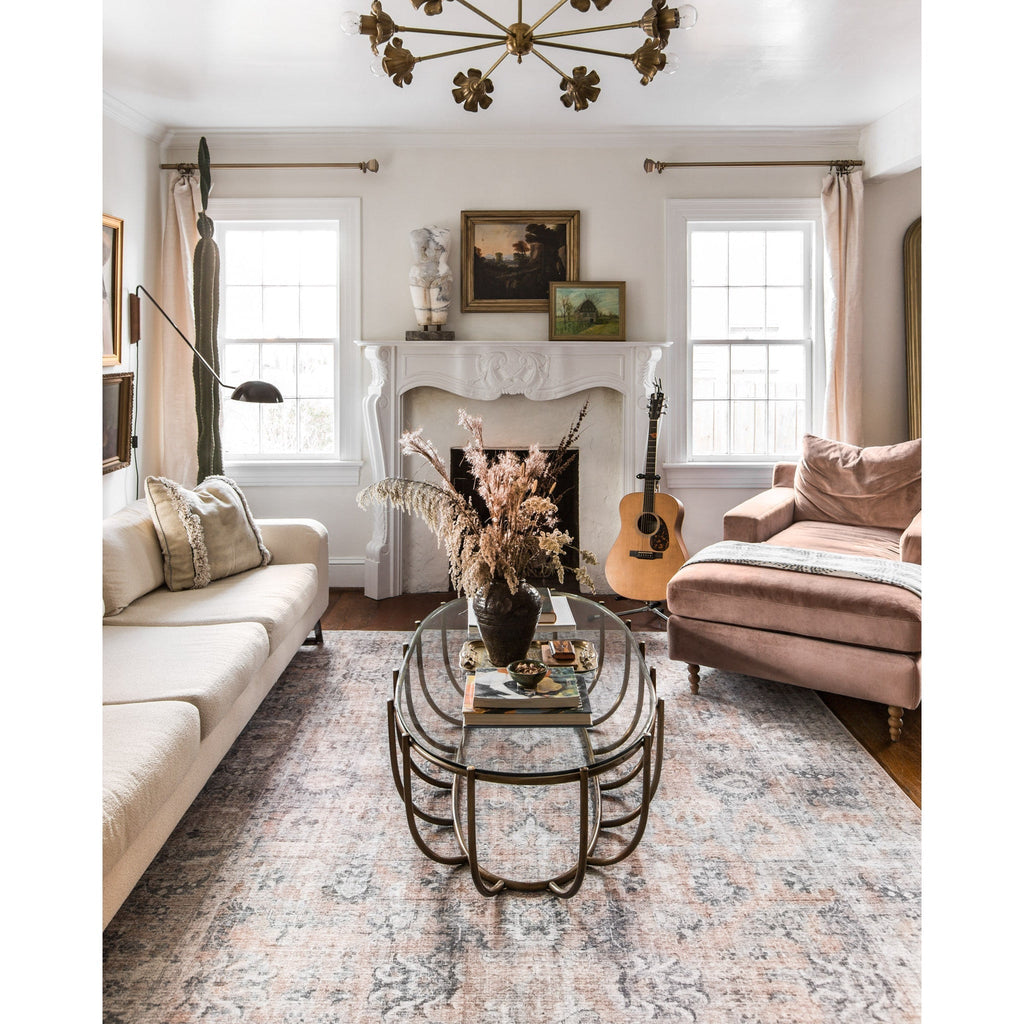Skye Blush / Grey Rug | Open Box - Light House Co.