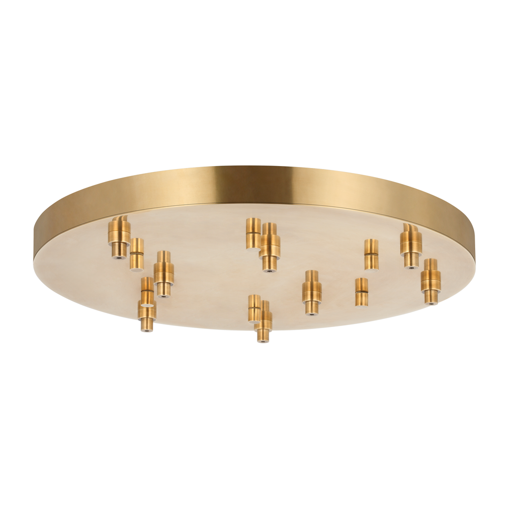 24" Round Multiport Canopy | Light Canopies | Visual Comfort Modern - Light House Co.