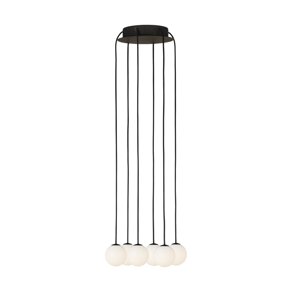 Orbet 6 Light Chandelier | Chandeliers | Visual Comfort Modern - Light House Co.