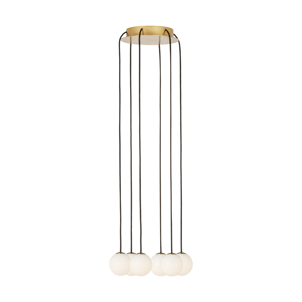 Orbet 6 Light Chandelier | Chandeliers | Visual Comfort Modern - Light House Co.