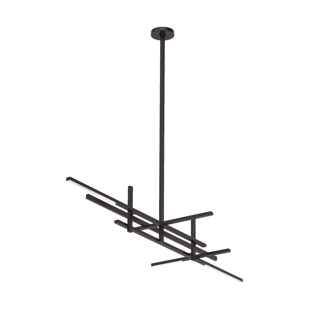 Cityscape Stacked X-Large Linear Chandelier | LED Linear | Visual Comfort Modern - Light House Co.