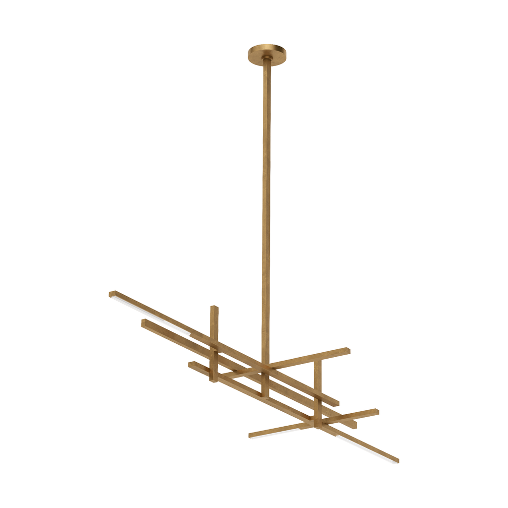 Cityscape Stacked X-Large Linear Chandelier | LED Linear | Visual Comfort Modern - Light House Co.