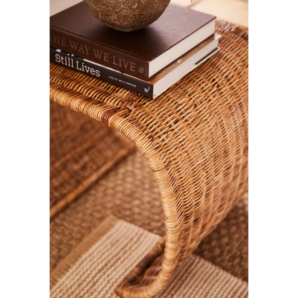 Healdsburg Wicker Side Table - Light House Co.