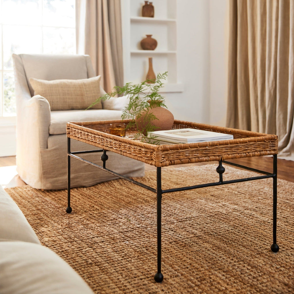 Lacoste Indoor/Outdoor Wicker Coffee Table - Light House Co.