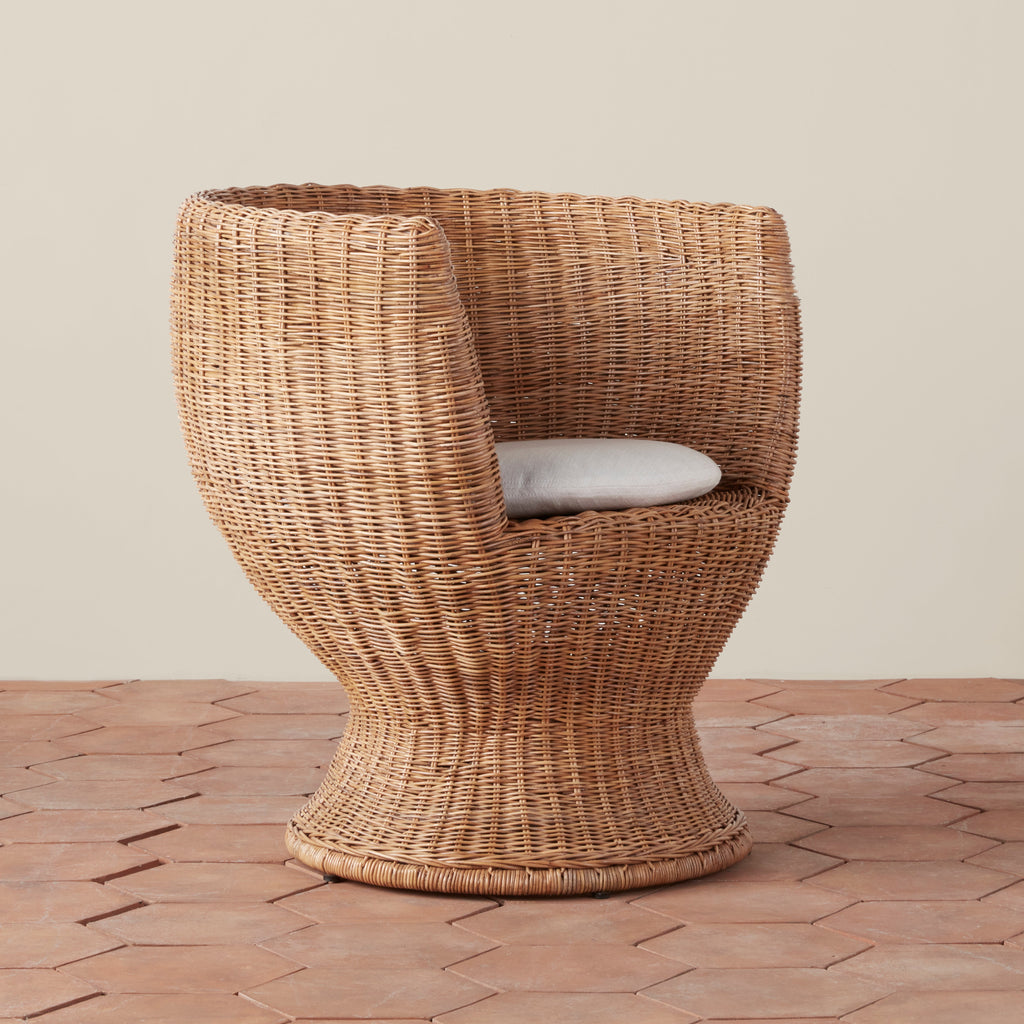 Siena Woven Lounge Chair - Light House Co.