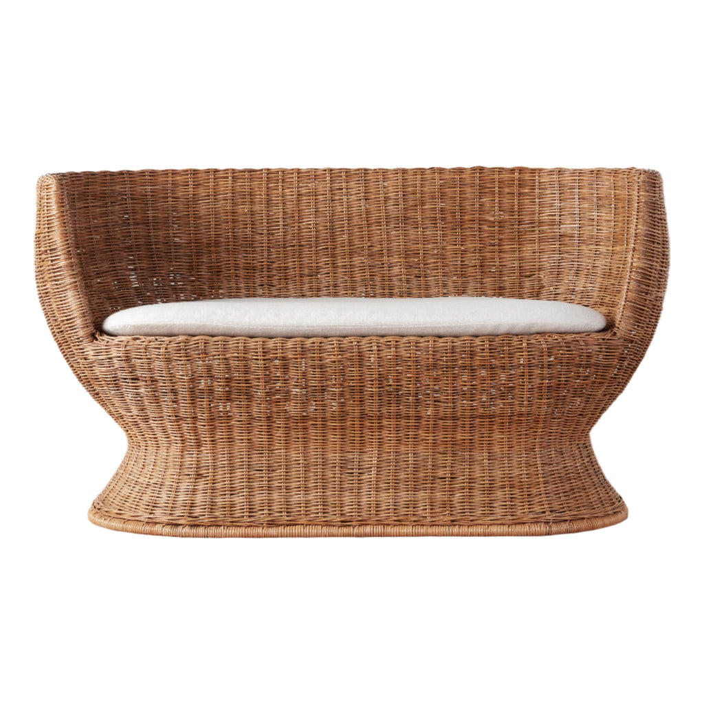 Siena Woven Settee - Light House Co.