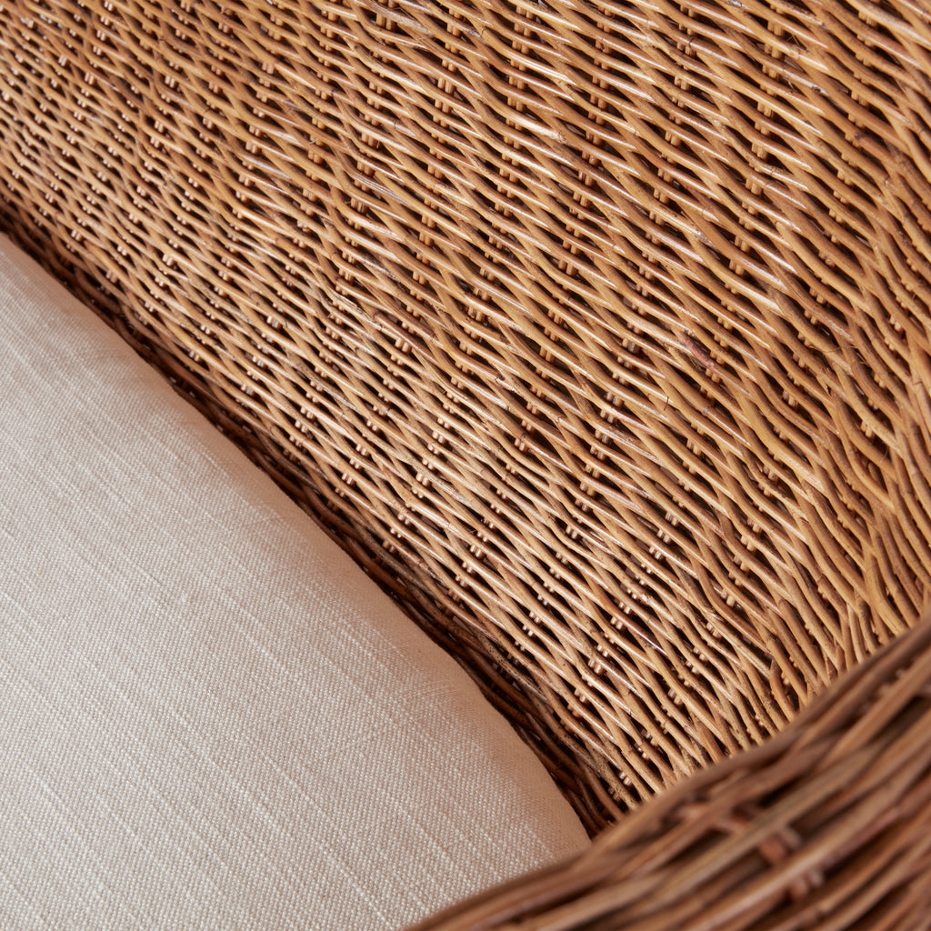 Siena Woven Settee - Light House Co.