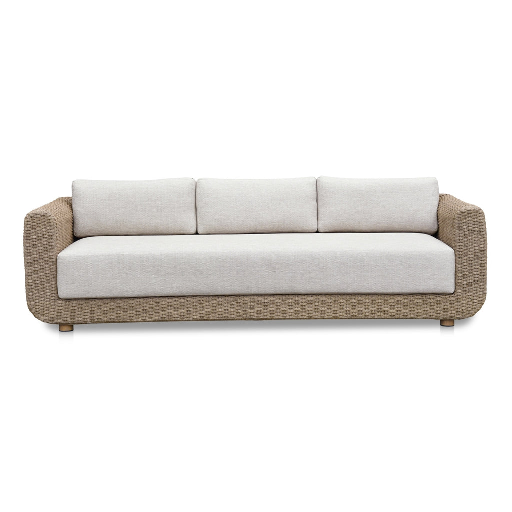 Soma Outdoor Sofa Natural | Outdoor Sofas | Moe's - Light House Co.
