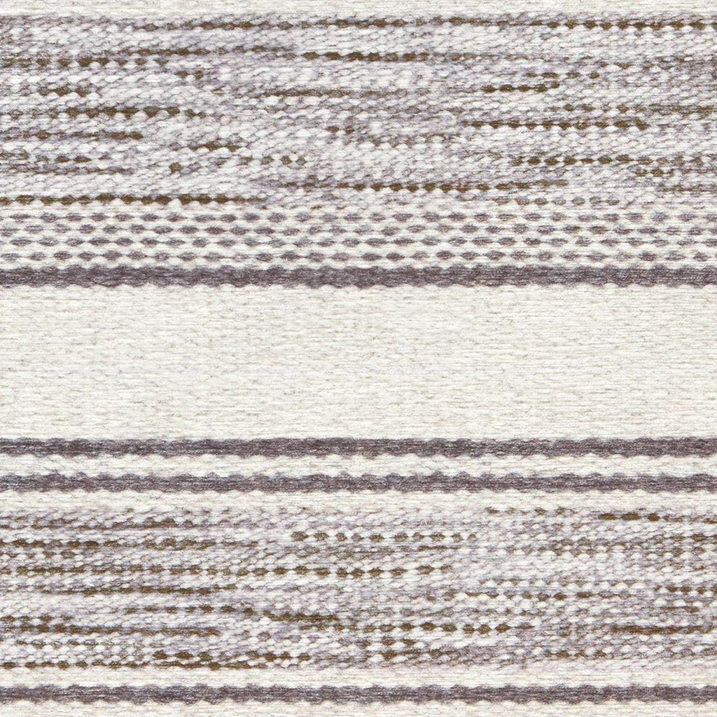 Ellington Stripe Grey Machine Washable Rug - Light House Co.