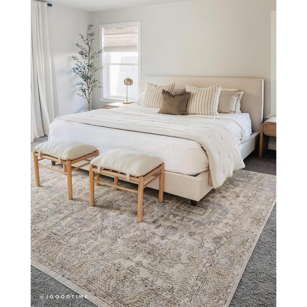 Teagan Ivory / Sand Rug - Light House Co.