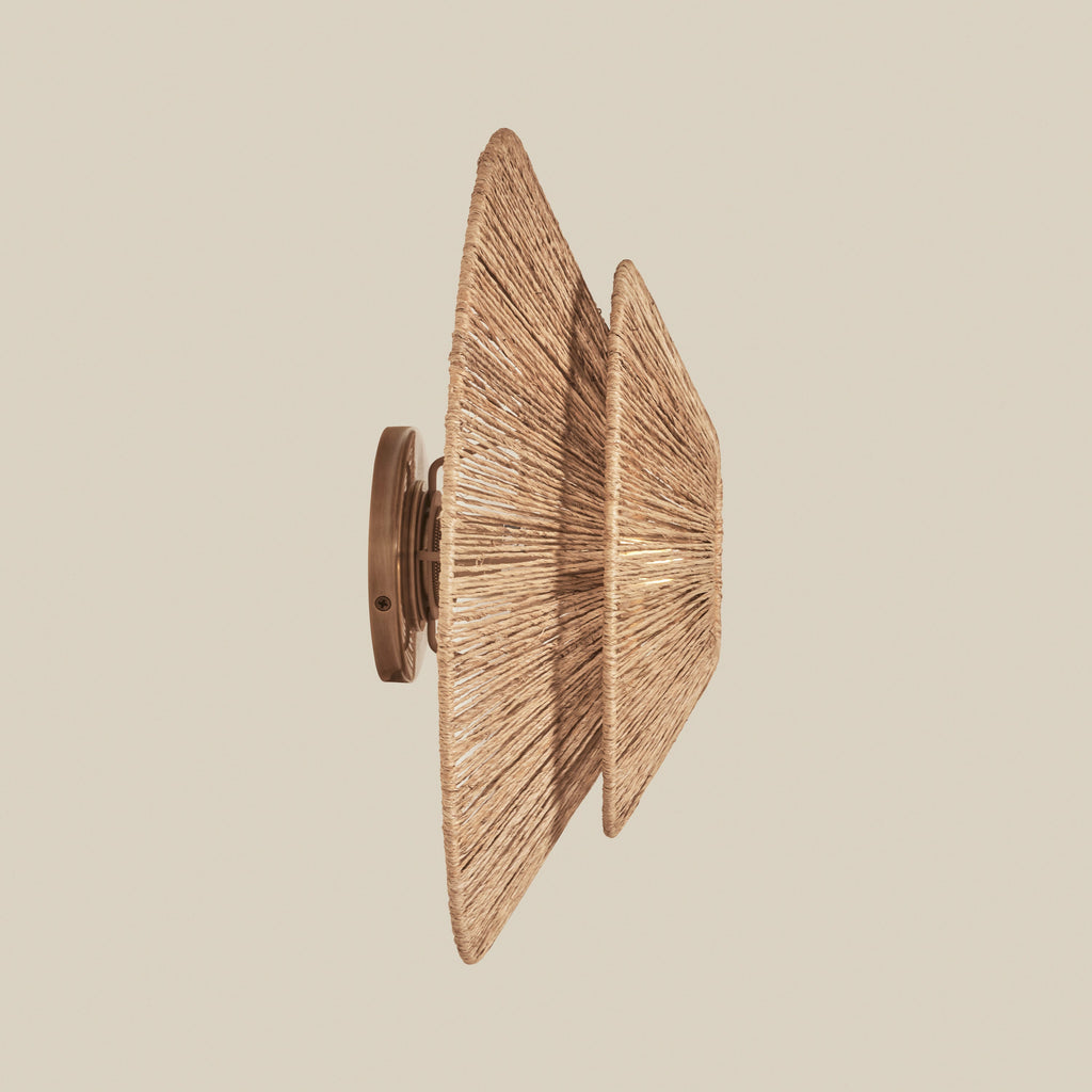 Condesa Jute Sconce - Light House Co.