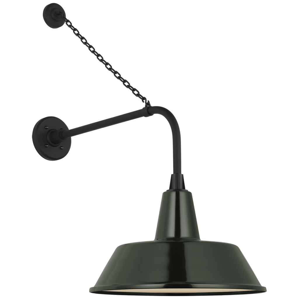 Academy 20" Anchored Rex Barn Light | Barn Lights | Visual Comfort Signature - Light House Co.
