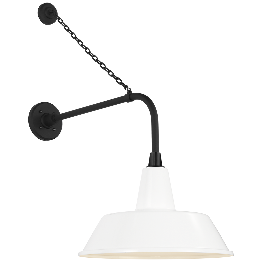 Academy 20" Anchored Rex Barn Light | Barn Lights | Visual Comfort Signature - Light House Co.