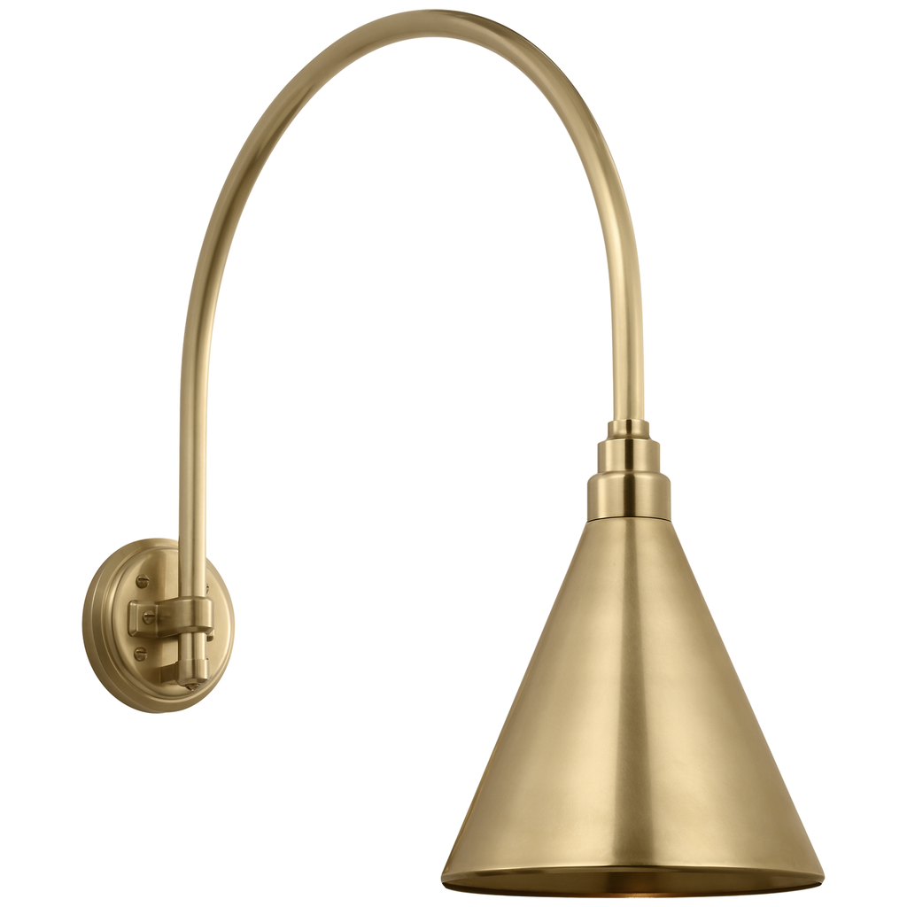 Academy 19.5" Arched Mack Barn Light | Barn Lights | Visual Comfort Signature - Light House Co.