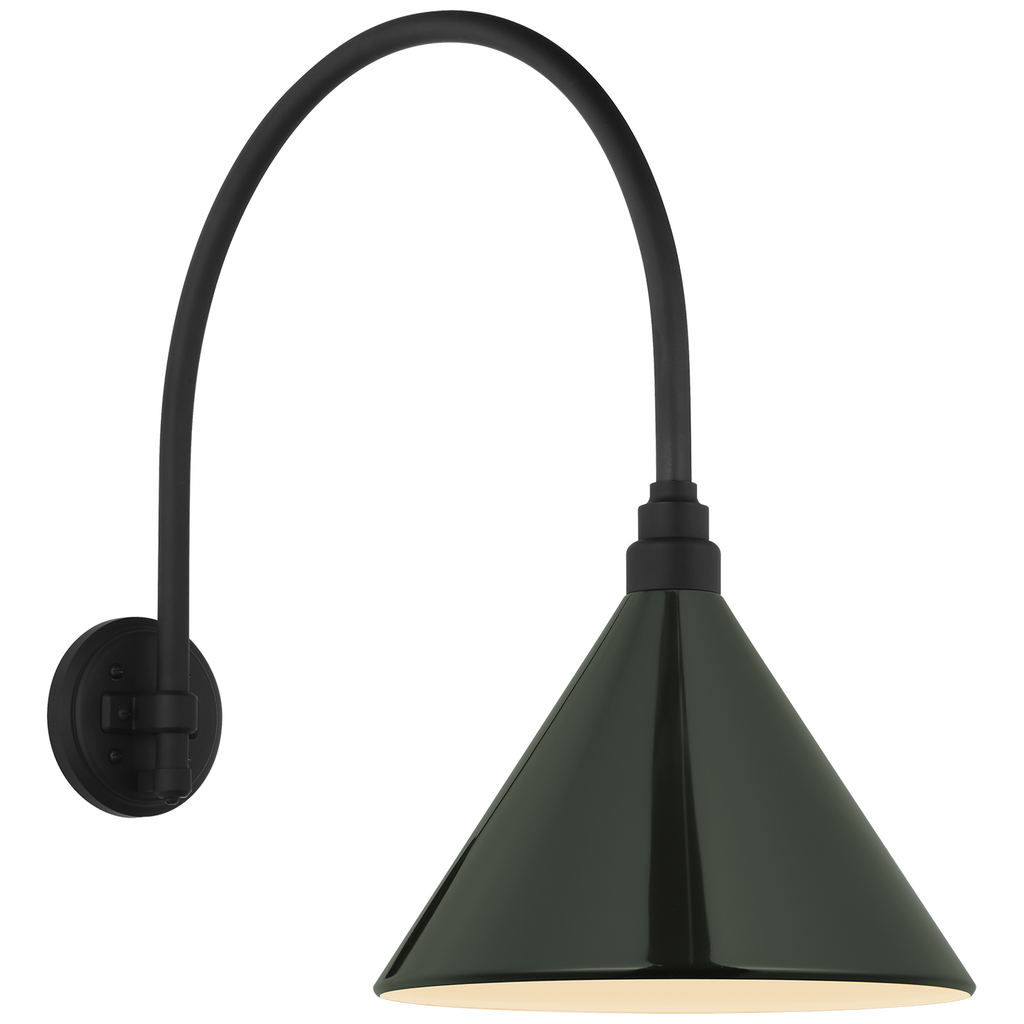 Academy 19.5" Arched Mack Barn Light | Barn Lights | Visual Comfort Signature - Light House Co.