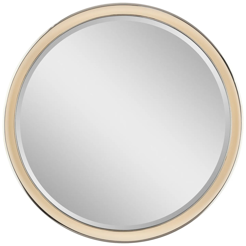 Tricia 30" Illuminated Round Mirror - Light House Co.