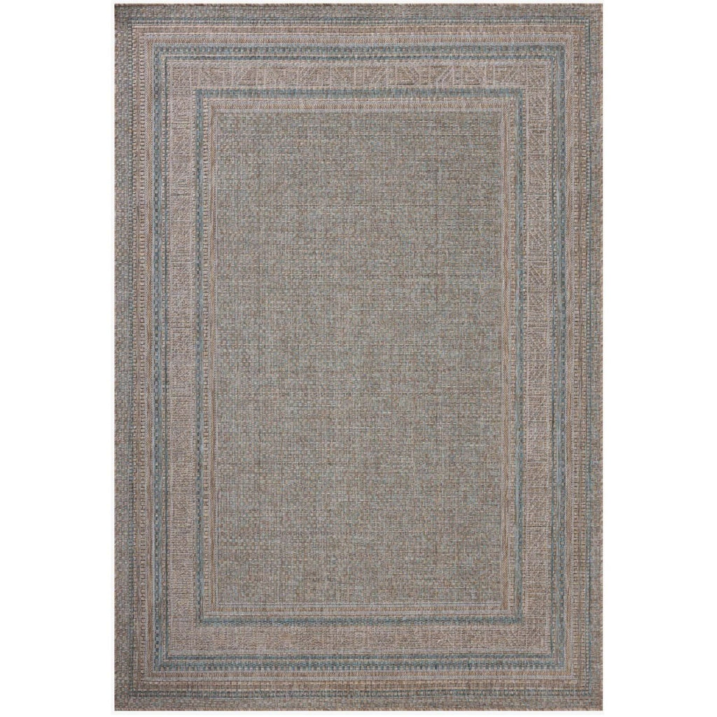 Topanga Natural / Teal Rug | Amber Lewis x Loloi - Light House Co.