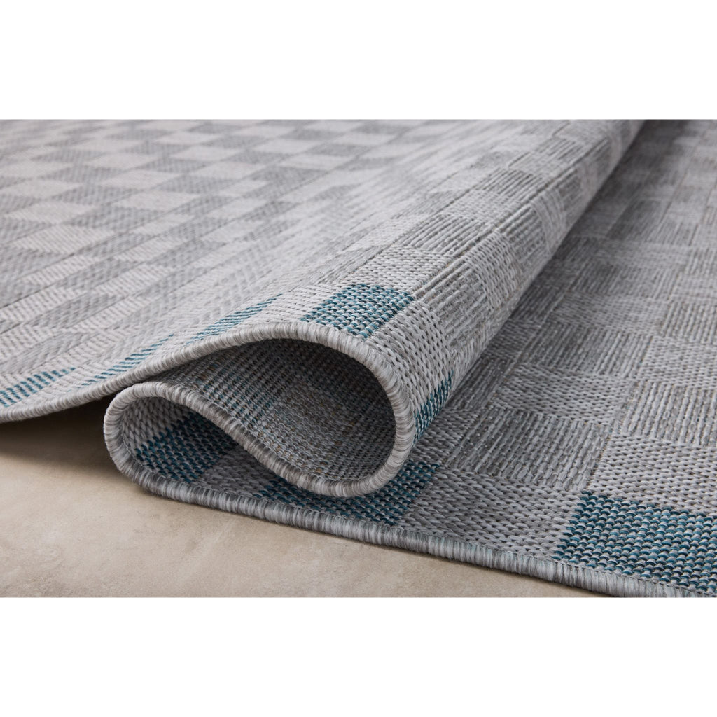 Topanga Silver / Blue Rug | Amber Lewis x Loloi - Light House Co.