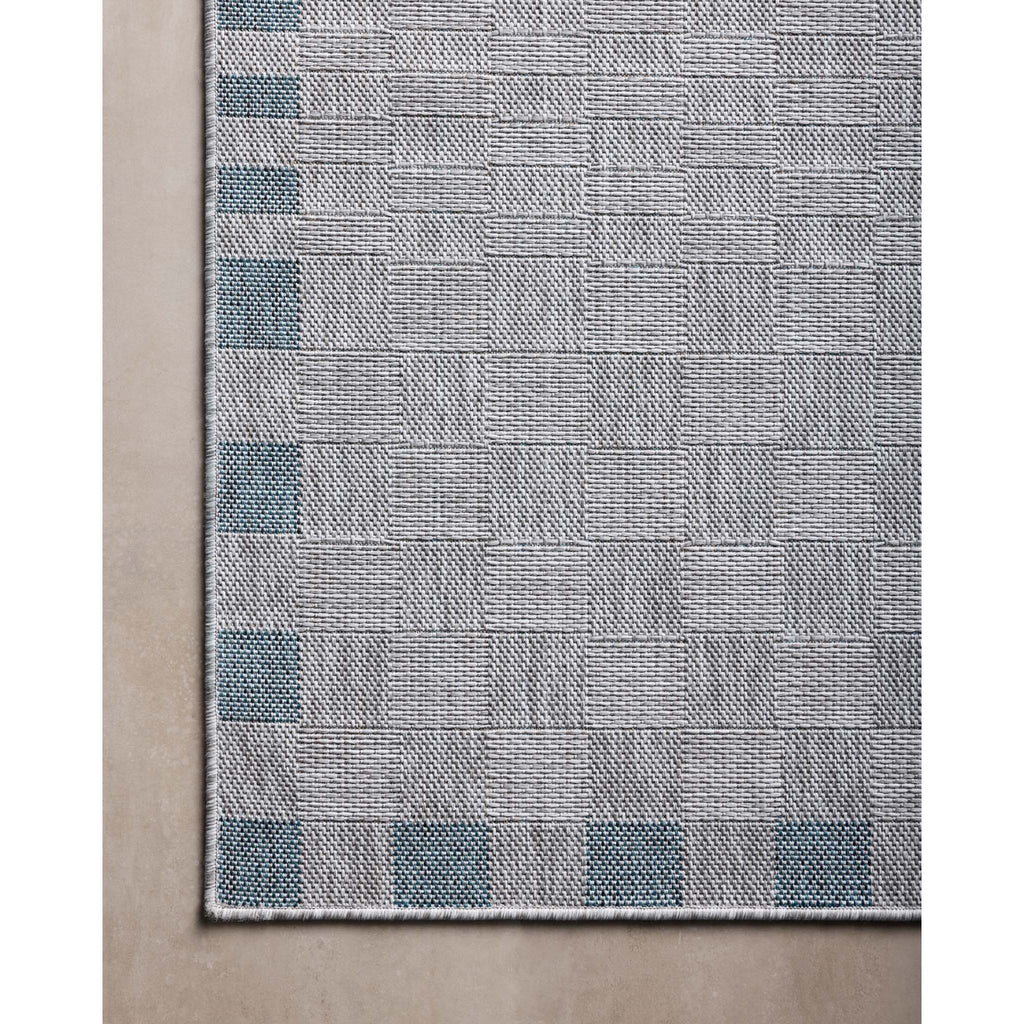 Topanga Silver / Blue Rug | Amber Lewis x Loloi - Light House Co.