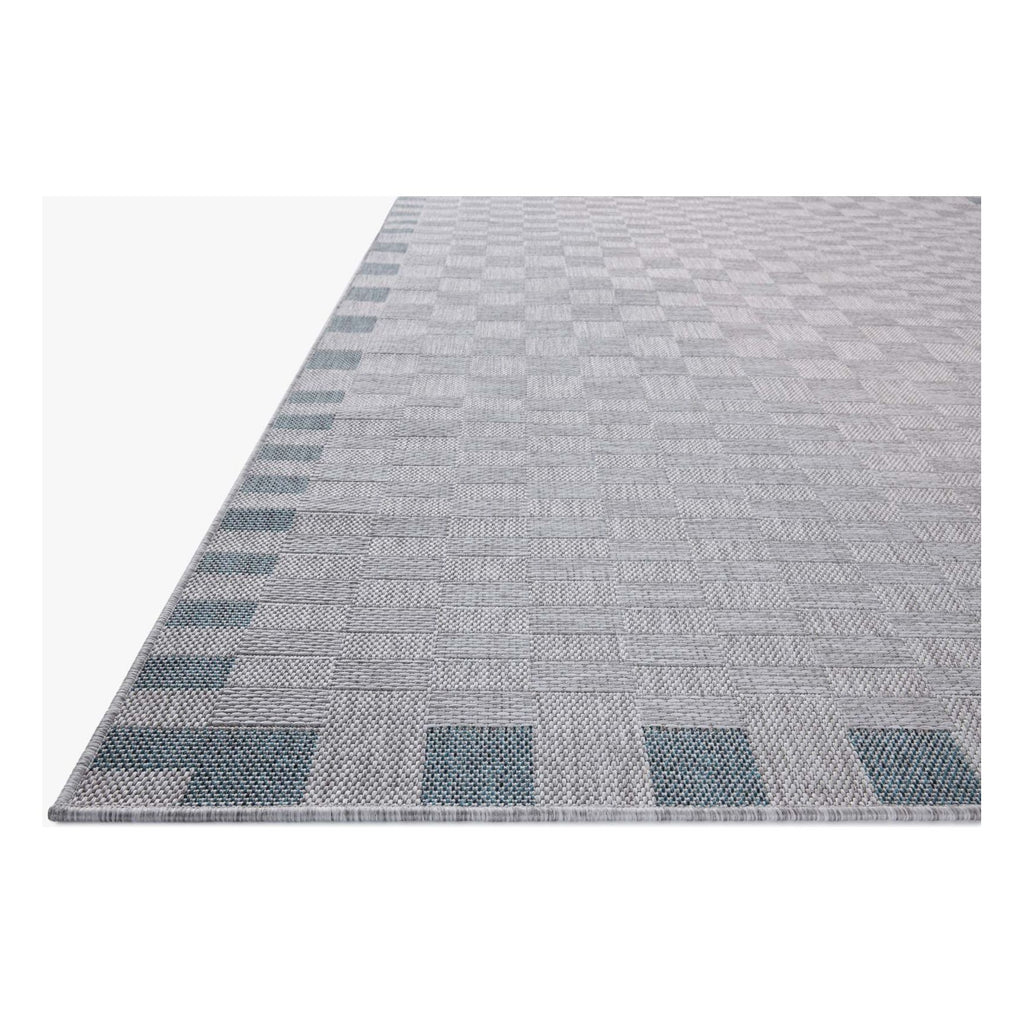 Topanga Silver / Blue Rug | Amber Lewis x Loloi - Light House Co.
