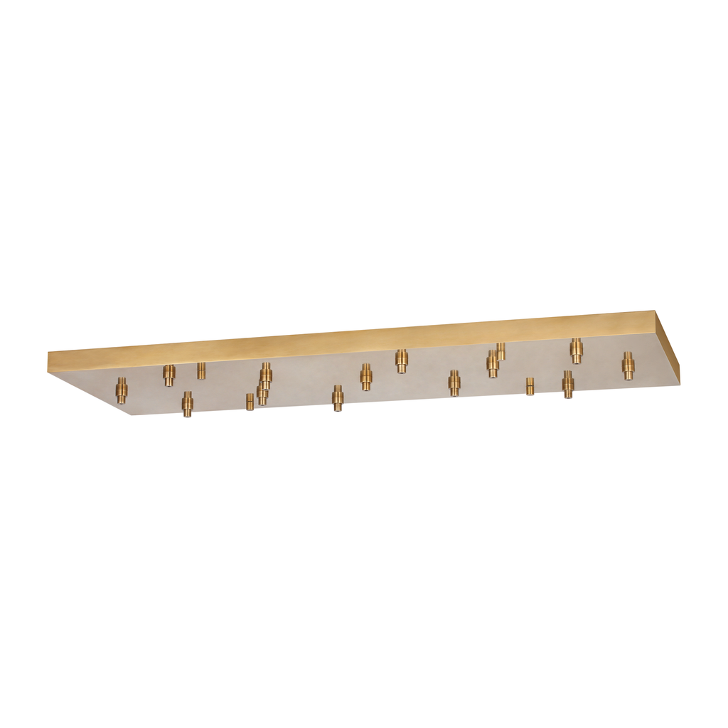 54" Rectangular Multiport Canopy | Light Canopies | Visual Comfort Modern - Light House Co.