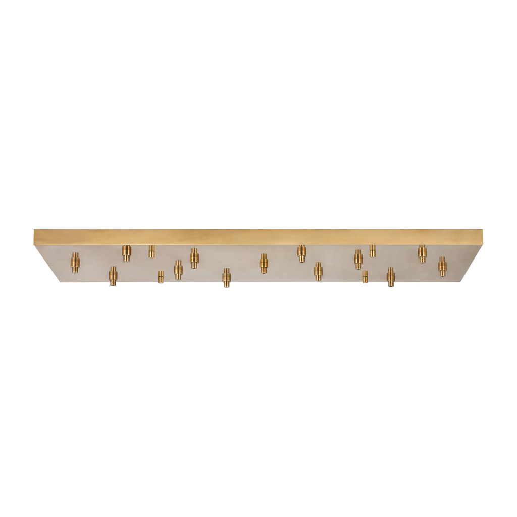54" Rectangular Multiport Canopy | Light Canopies | Visual Comfort Modern - Light House Co.