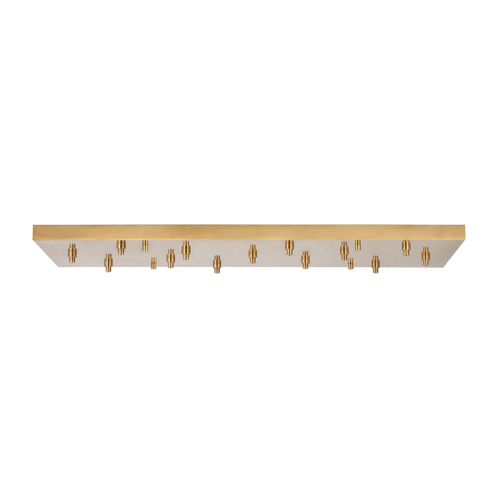 54" Rectangular Multiport Canopy | Light Canopies | Visual Comfort Modern - Light House Co.