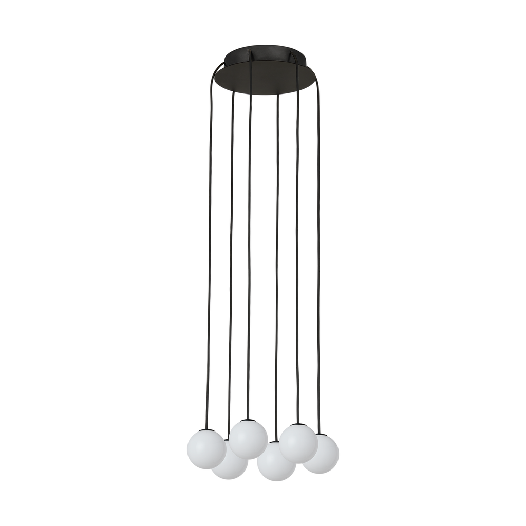 Orbet 6 Light Chandelier | Chandeliers | Visual Comfort Modern - Light House Co.