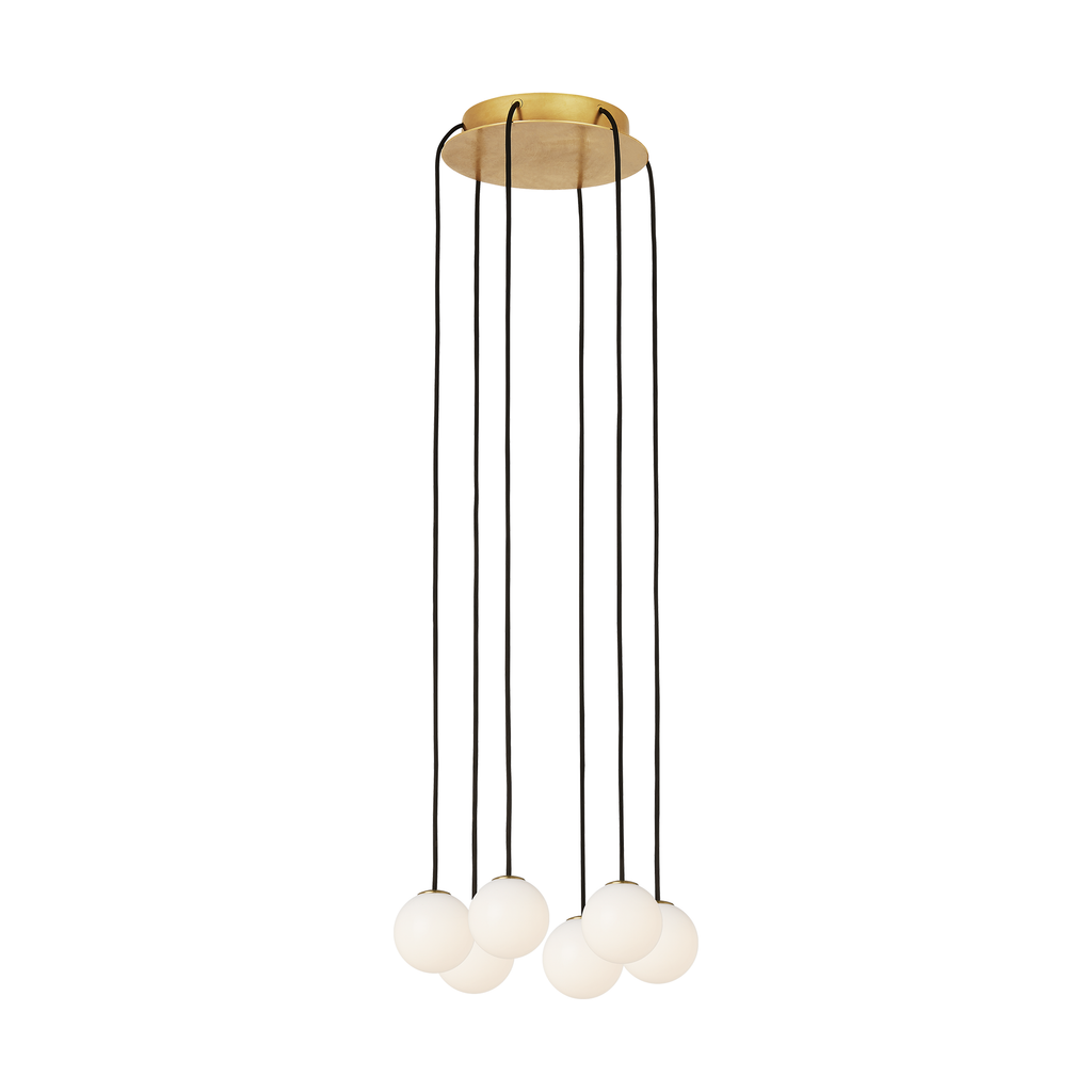 Orbet 6 Light Chandelier | Chandeliers | Visual Comfort Modern - Light House Co.