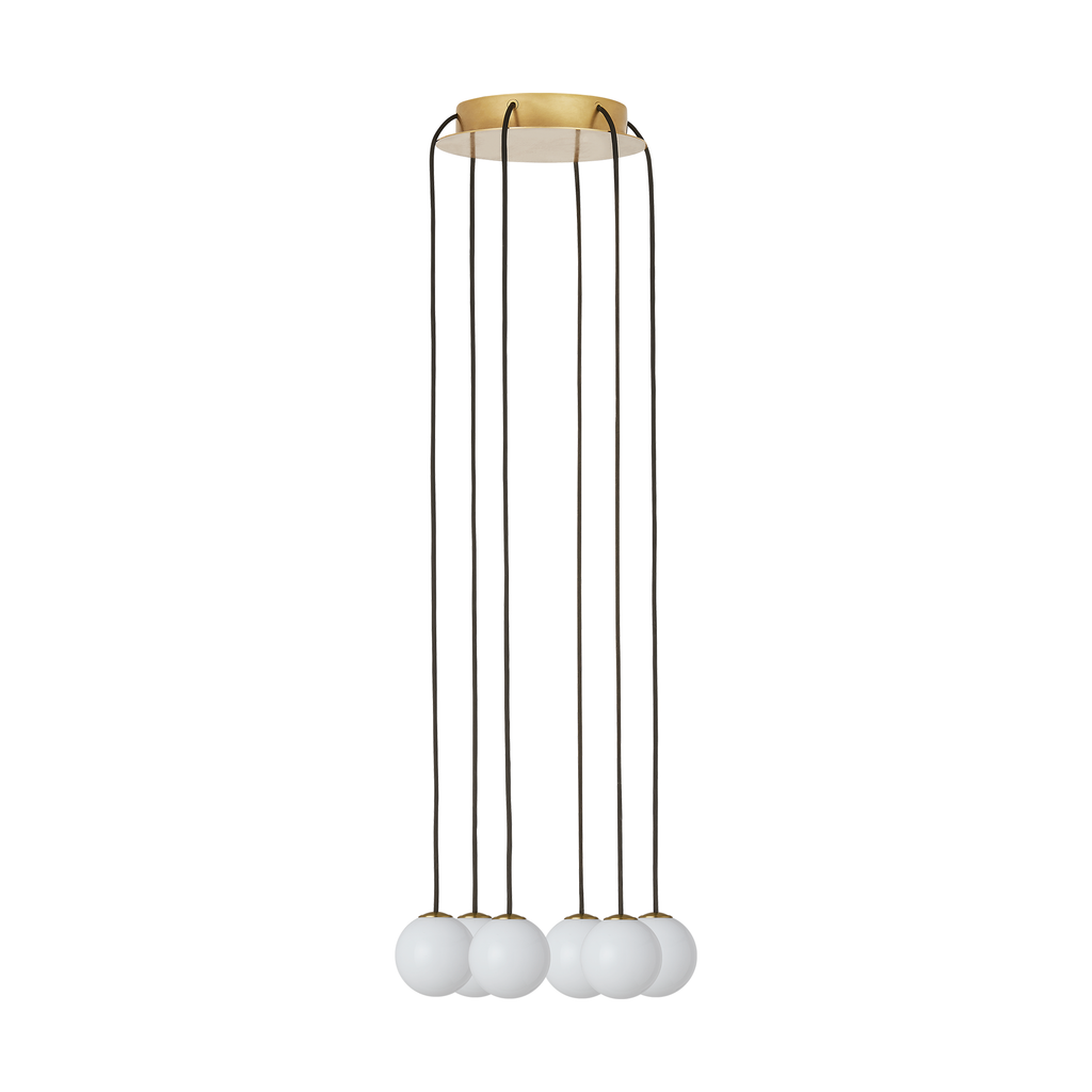 Orbet 6 Light Chandelier | Chandeliers | Visual Comfort Modern - Light House Co.