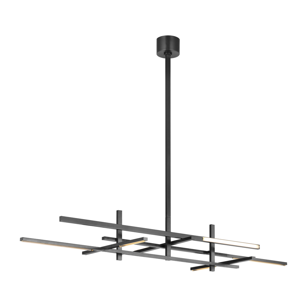 Cityscape Stacked X-Large Linear Chandelier | LED Linear | Visual Comfort Modern - Light House Co.