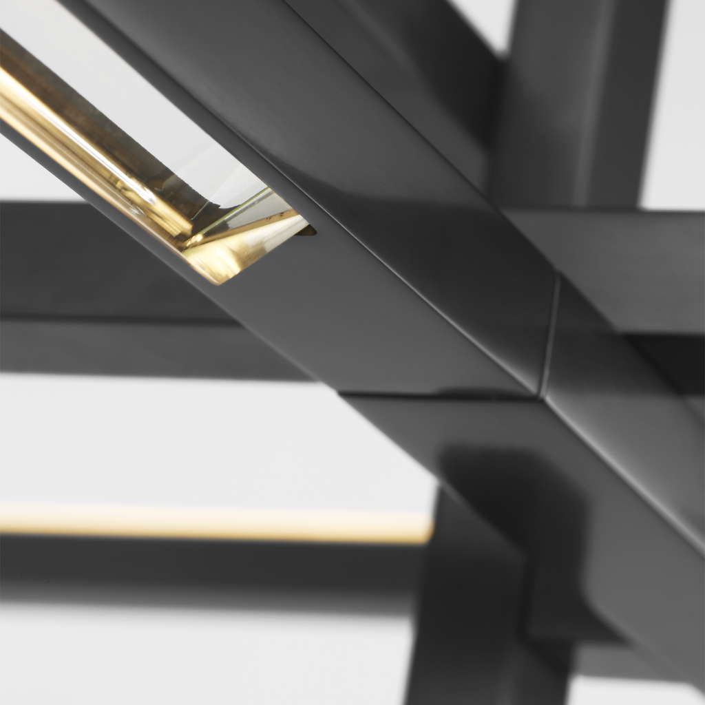 Cityscape Stacked X-Large Linear Chandelier | LED Linear | Visual Comfort Modern - Light House Co.