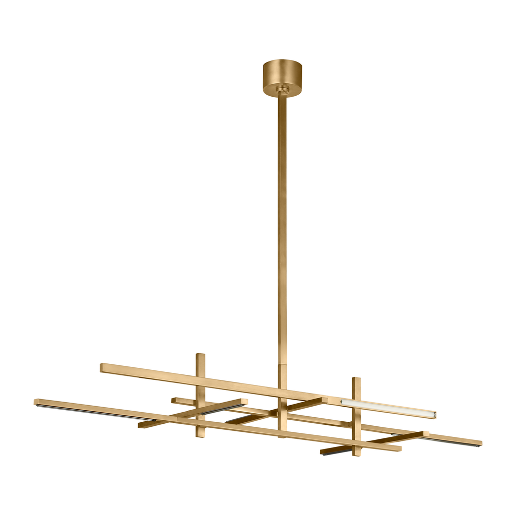 Cityscape Stacked X-Large Linear Chandelier | LED Linear | Visual Comfort Modern - Light House Co.