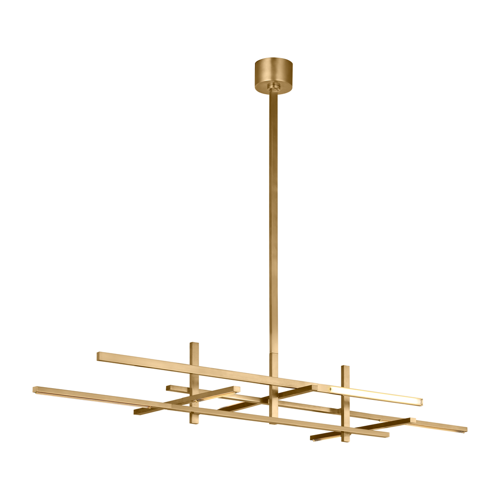 Cityscape Stacked X-Large Linear Chandelier | LED Linear | Visual Comfort Modern - Light House Co.