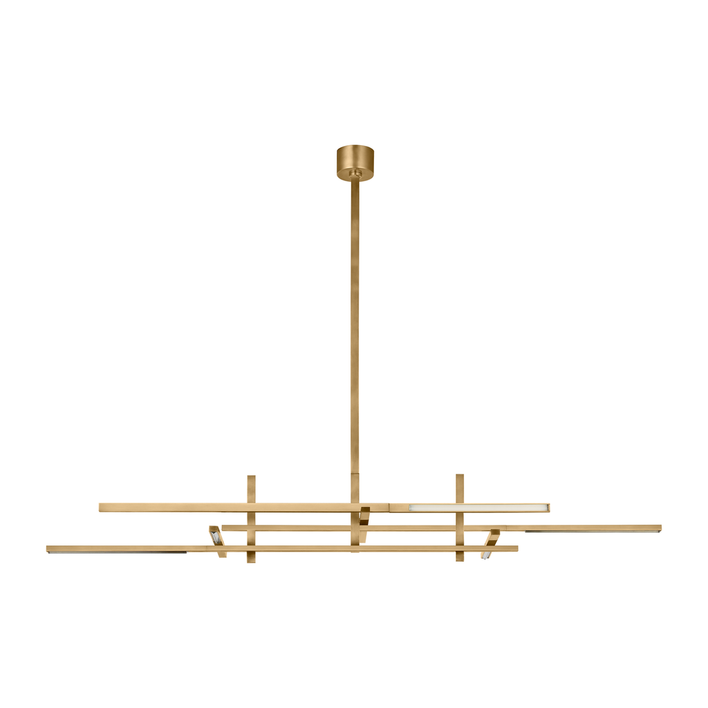 Cityscape Stacked X-Large Linear Chandelier | LED Linear | Visual Comfort Modern - Light House Co.