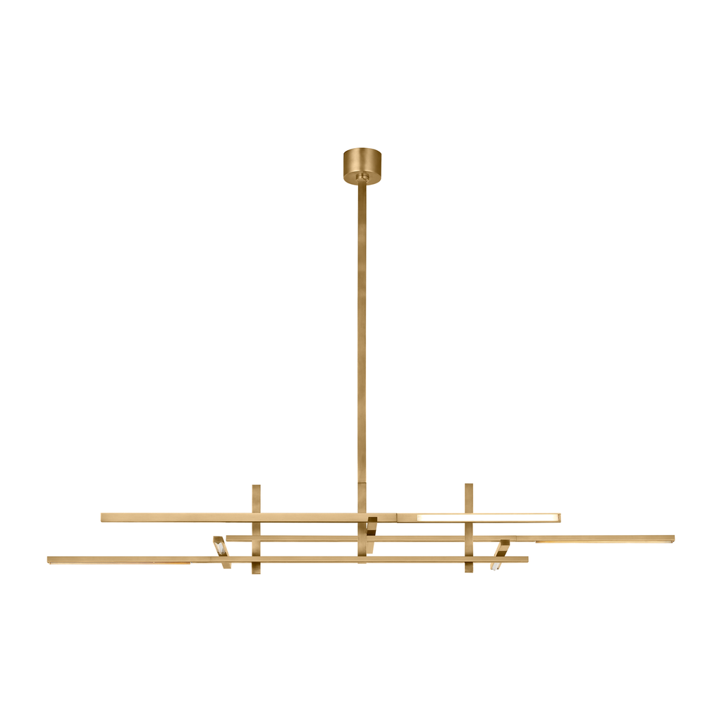 Cityscape Stacked X-Large Linear Chandelier | LED Linear | Visual Comfort Modern - Light House Co.