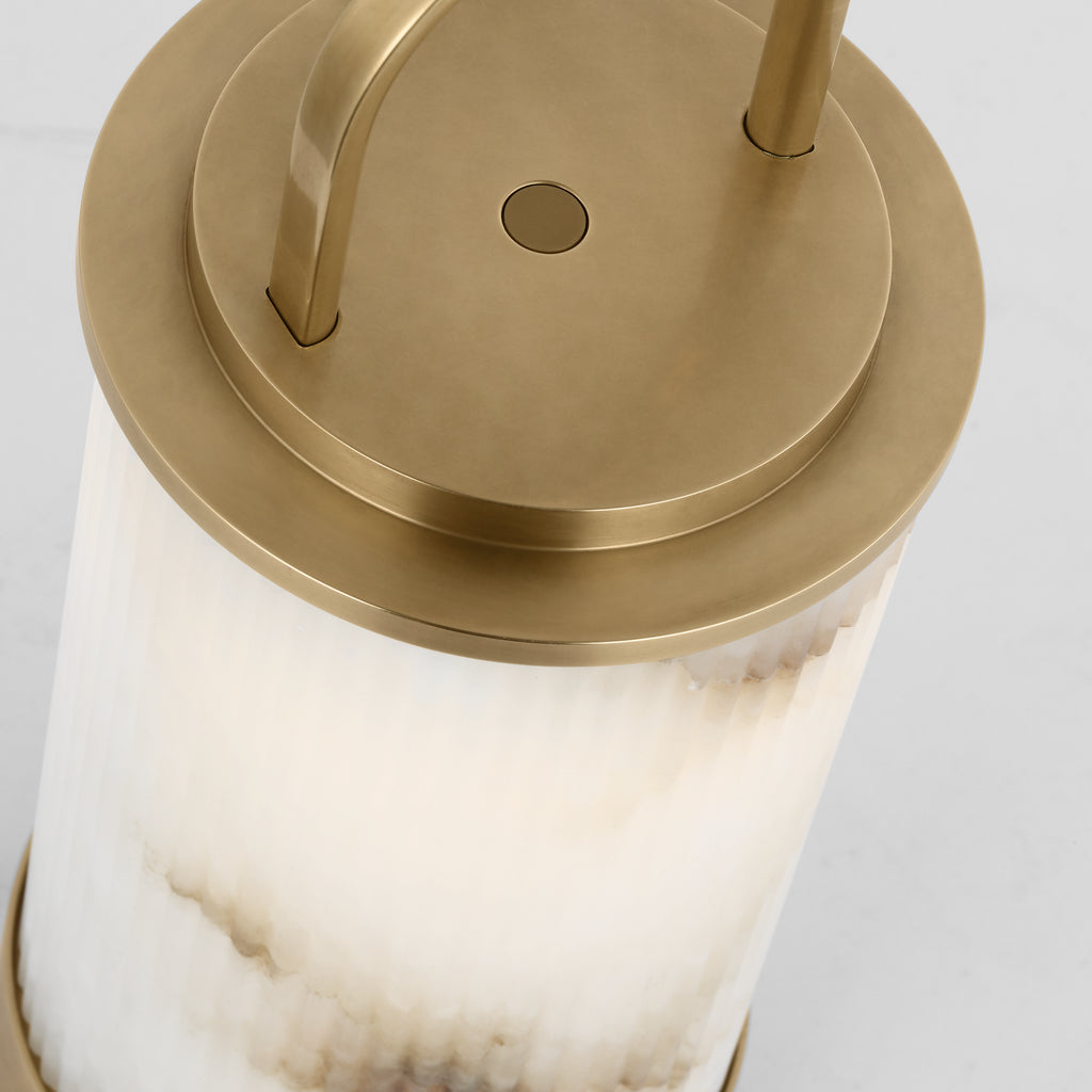 Tawa Alabaster Accent Rechargeable Table Lamp - Light House Co.