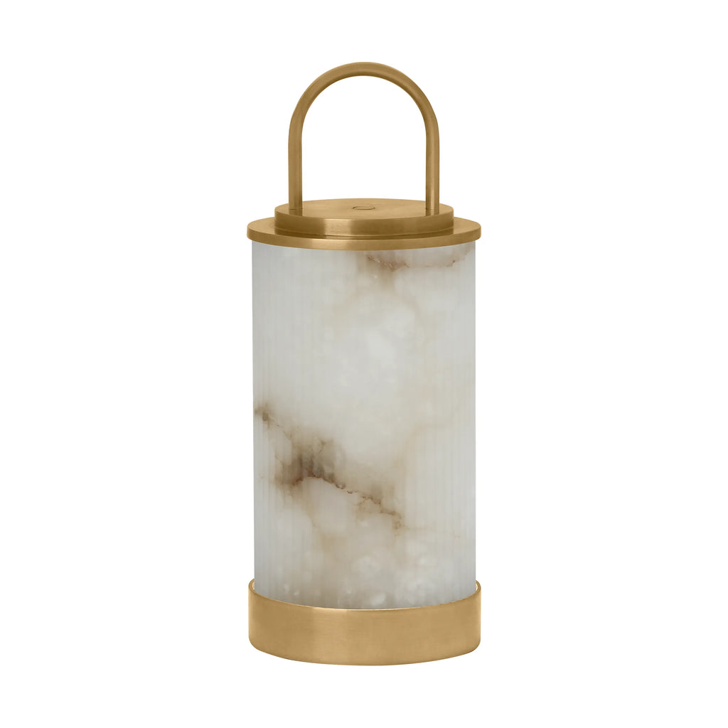 Tawa Alabaster Accent Rechargeable Table Lamp - Light House Co.
