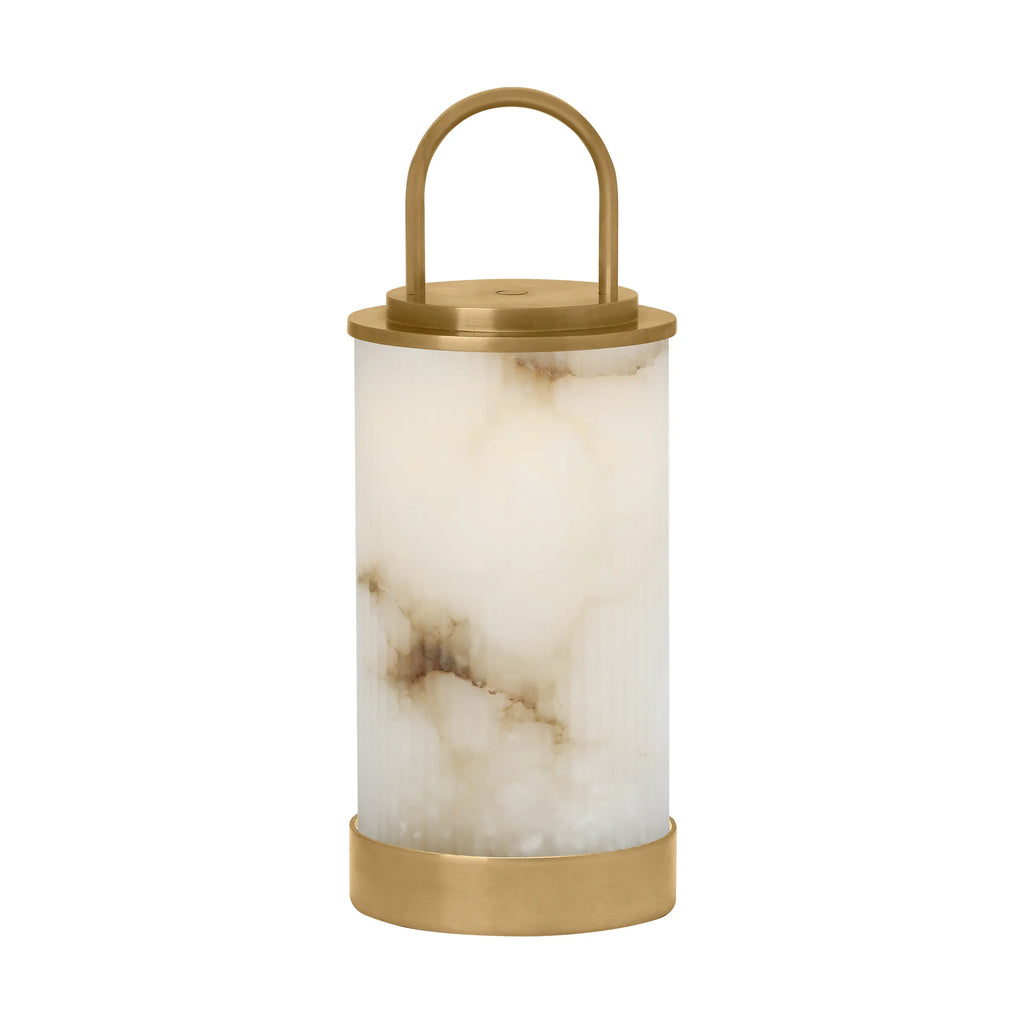 Tawa Alabaster Accent Rechargeable Table Lamp - Light House Co.