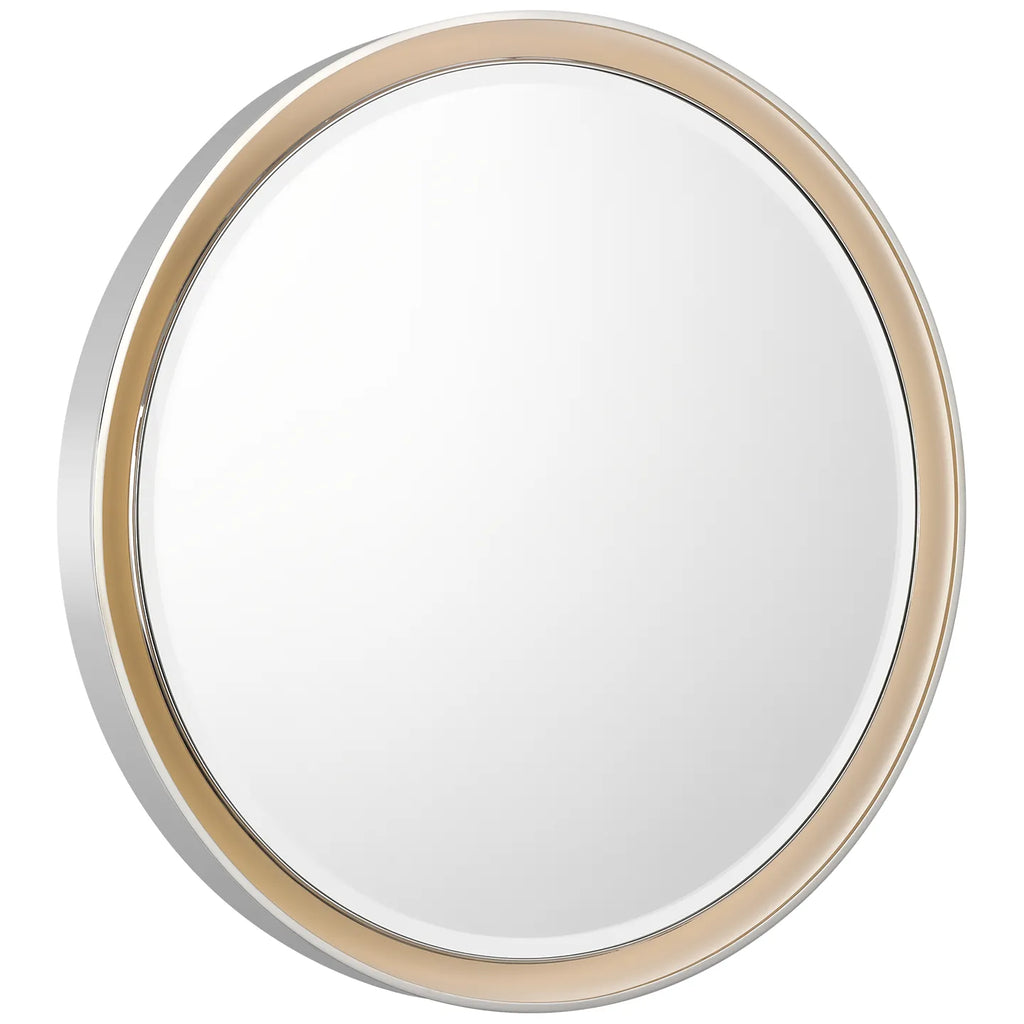 Tricia 30" Illuminated Round Mirror - Light House Co.