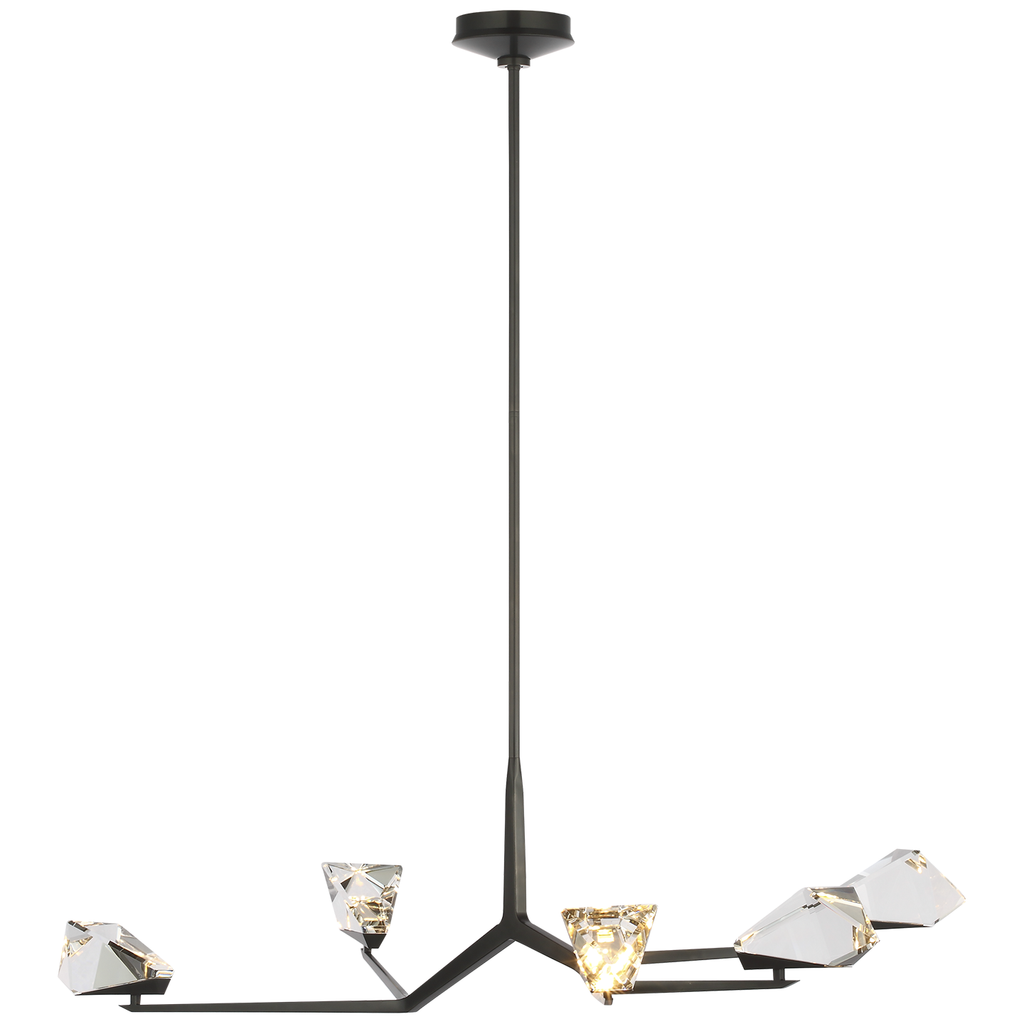 Carraig 53" 5 Light Chandelier | LED Chandeliers | Visual Comfort Signature - Light House Co.